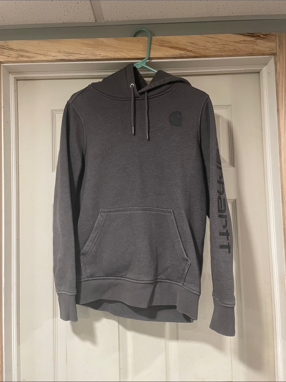 Carhartt womens Charcoal Pullover Hoodie